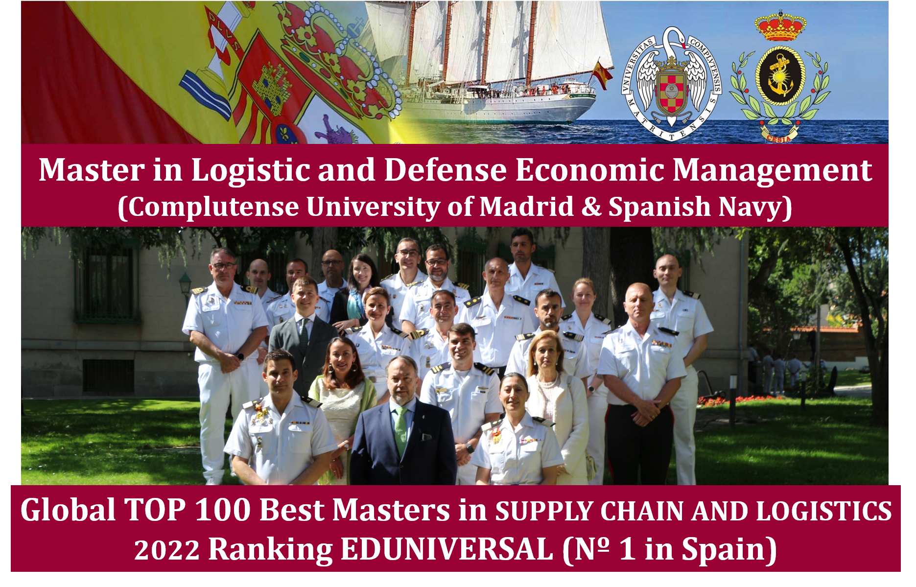 Global TOP 100 Best Masters in SUPPLY CHAIN AND LOGISTICS 2022 Ranking EDUNIVERSAL (Nº 1 in Spain)